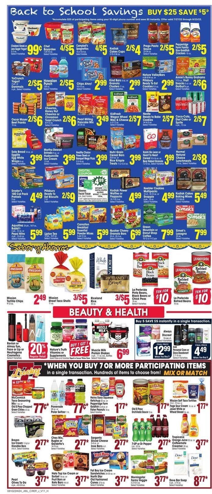 Jewel Osco (IL) Weekly Ad Flyer Specials August 10 to August 16, 2022