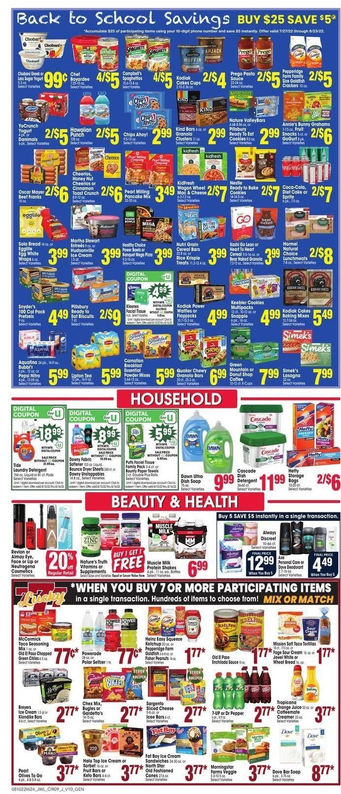 Jewel Osco (IA) Weekly Ad Flyer Specials August 10 to August 16, 2022