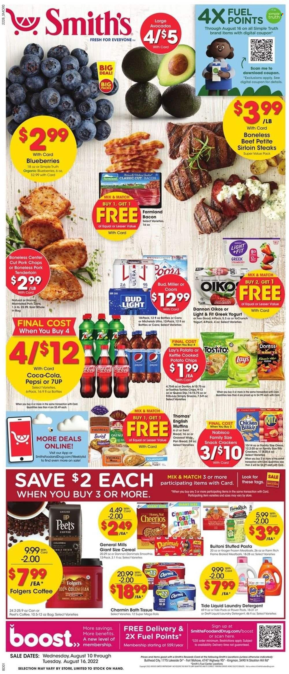 Smith's (AZ, ID, MT, NM, NV, UT, WY) Weekly Ad Flyer Specials August 10 to August 16, 2022