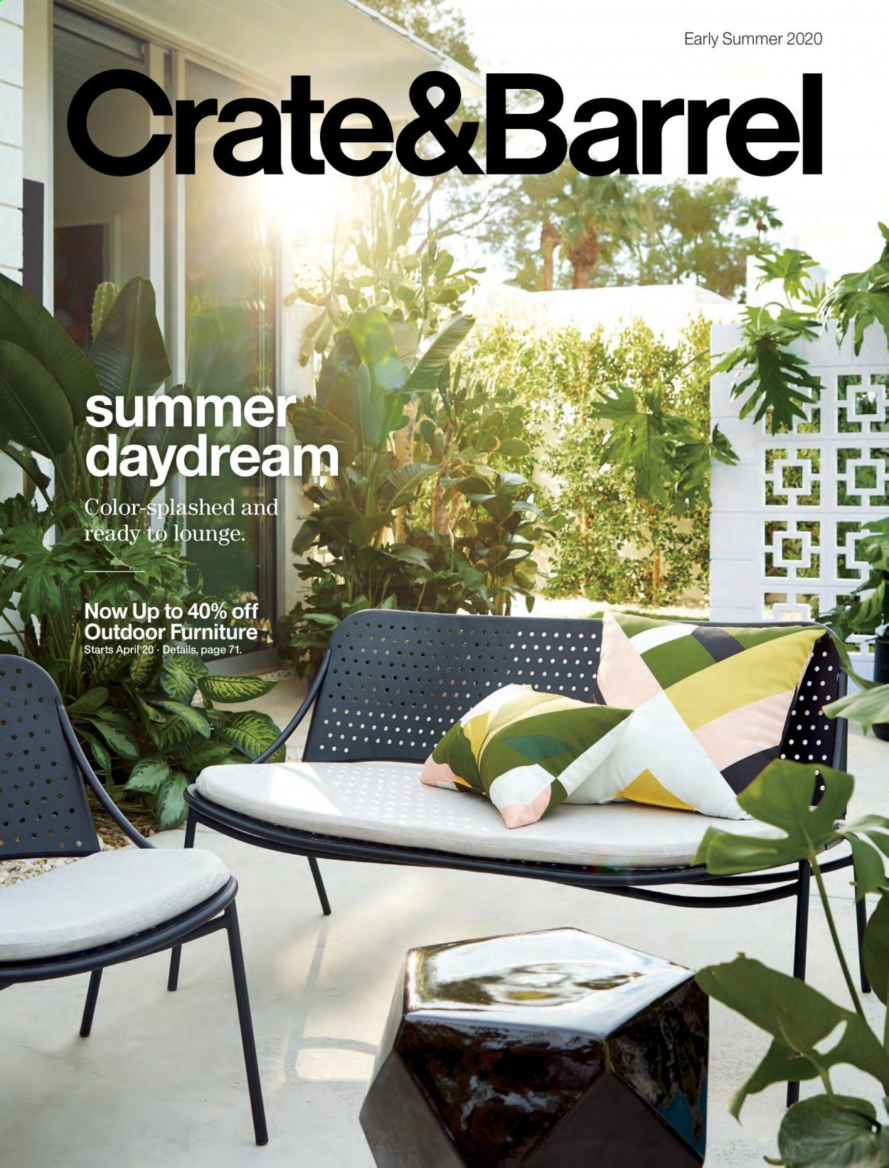 Crate & Barrel Weekly Ad & Flyer April 1 to 30