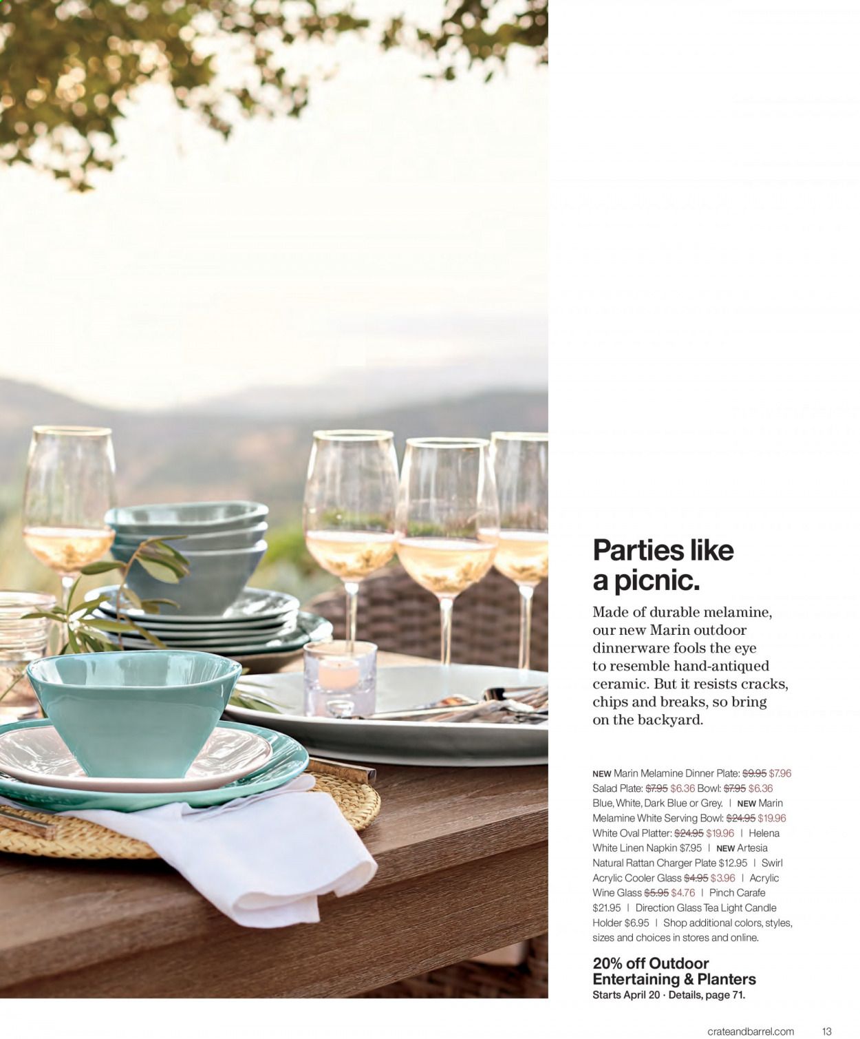 Crate & Barrel Weekly Ad & Flyer April 1 to 30