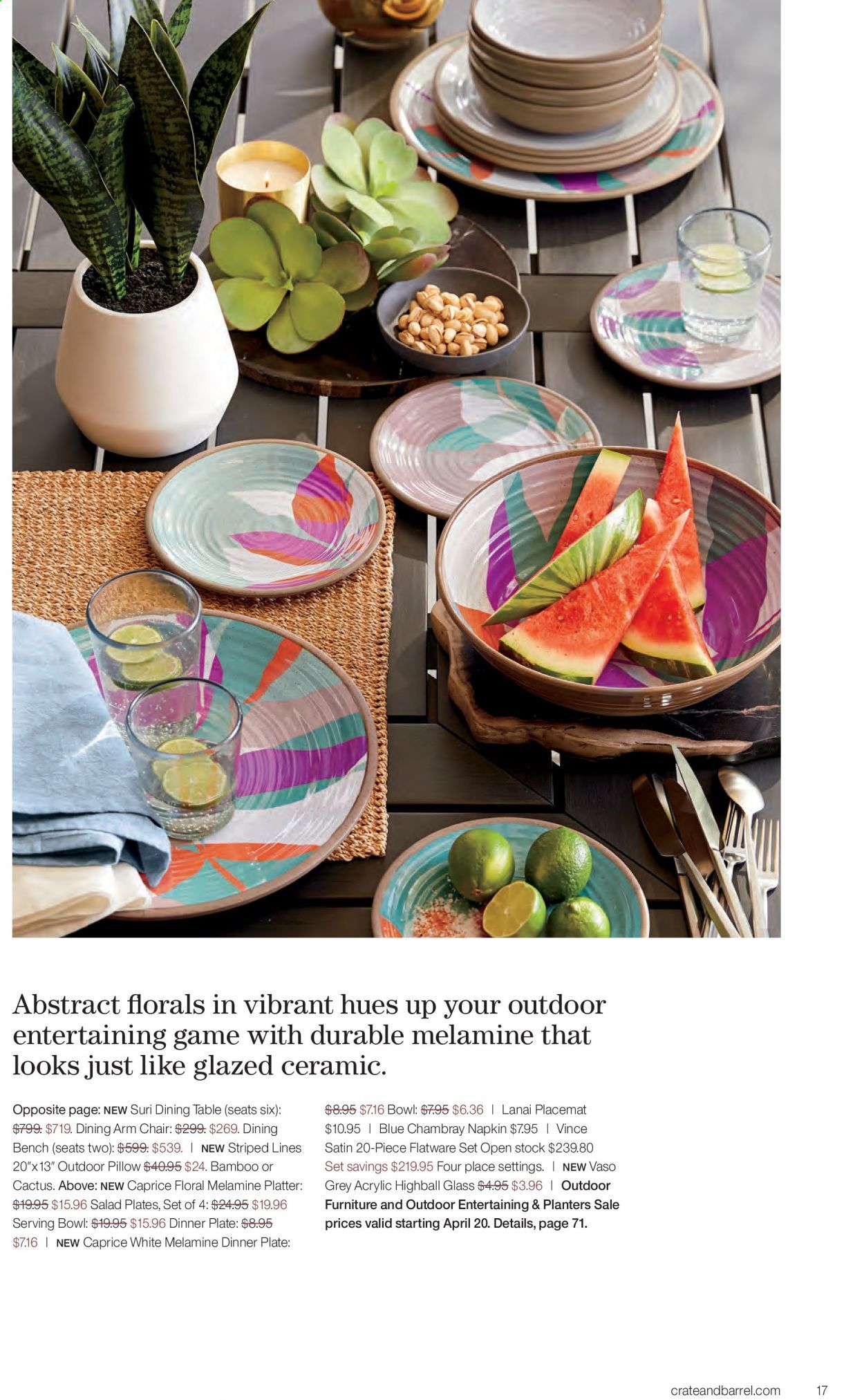 Crate & Barrel Weekly Ad & Flyer April 1 to 30