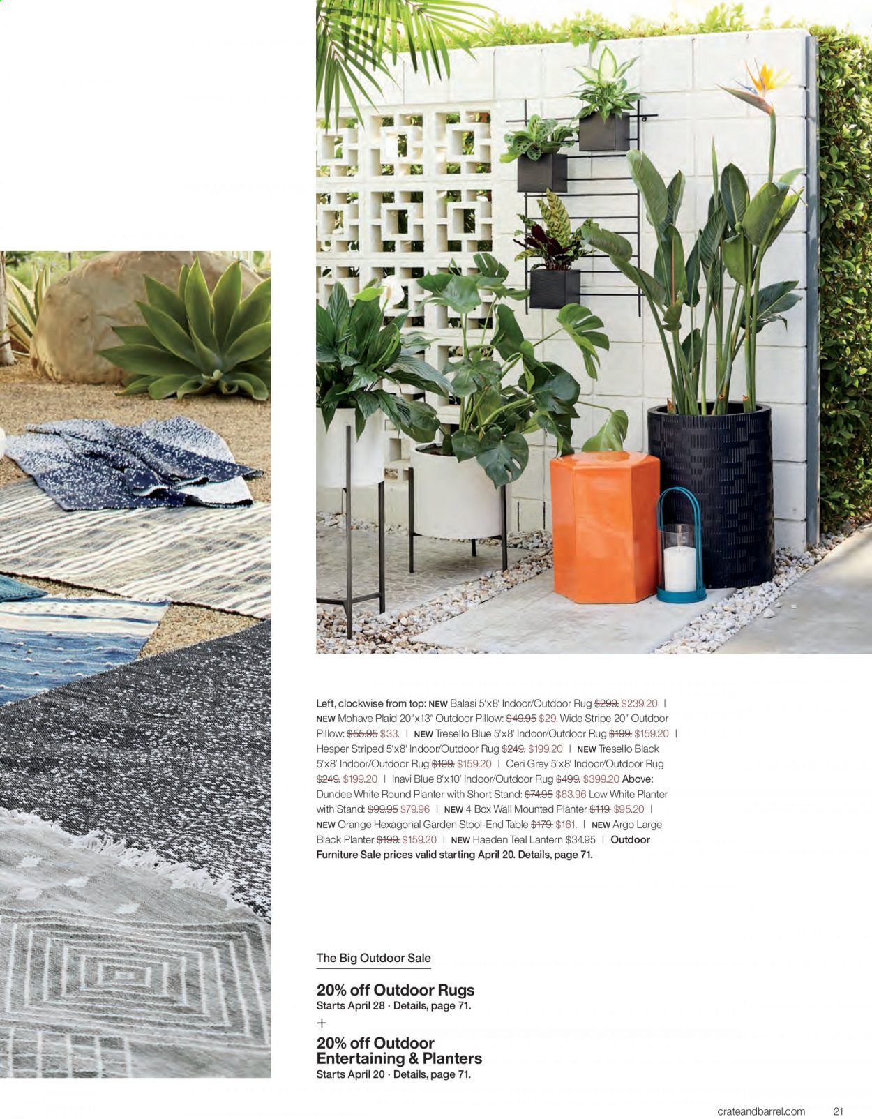 Crate & Barrel Weekly Ad & Flyer April 1 to 30