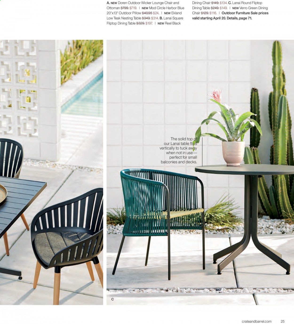 Crate & Barrel Weekly Ad & Flyer April 1 to 30