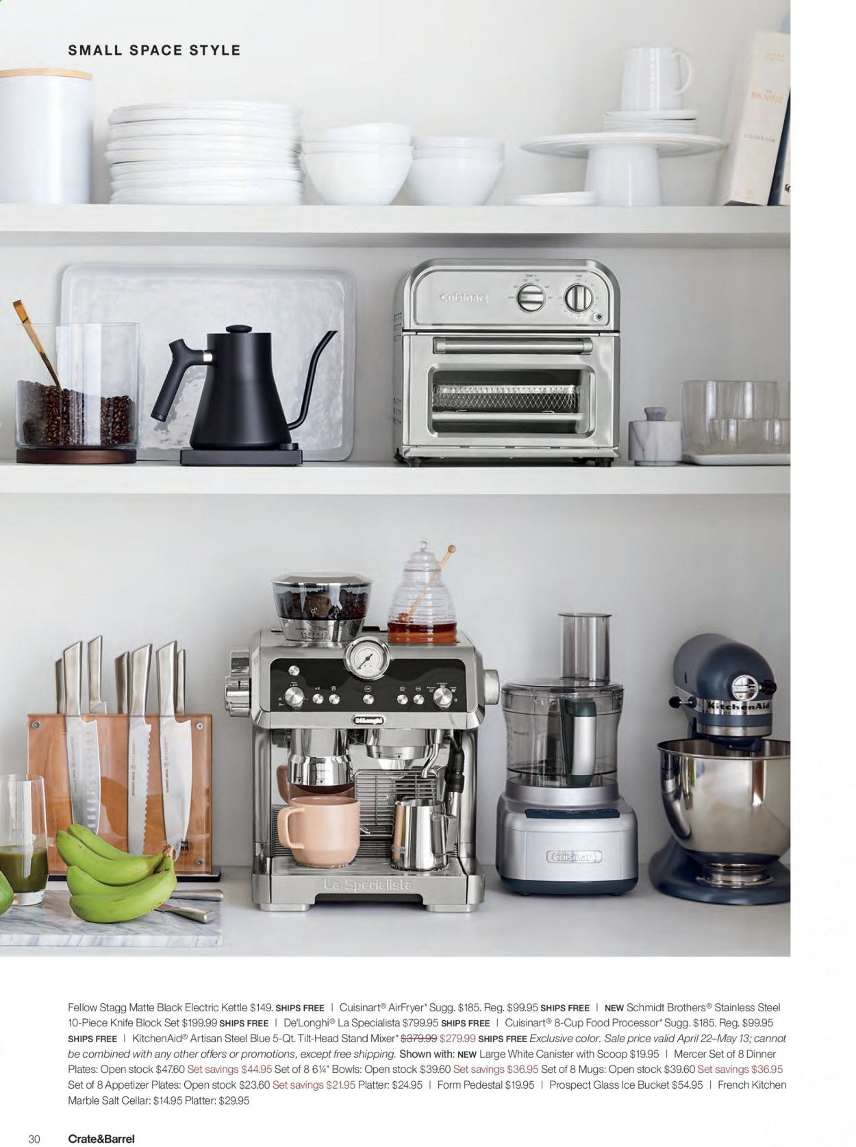 Crate & Barrel Weekly Ad & Flyer April 1 to 30