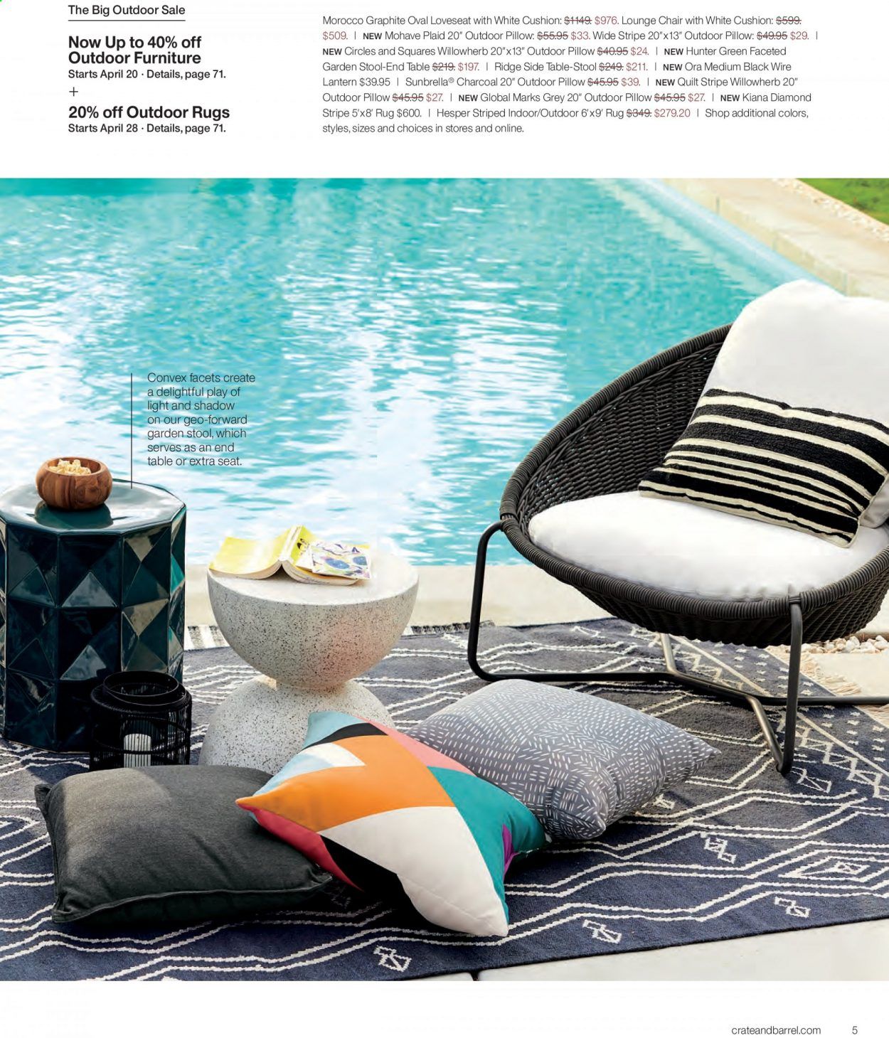 Crate & Barrel Weekly Ad & Flyer April 1 to 30
