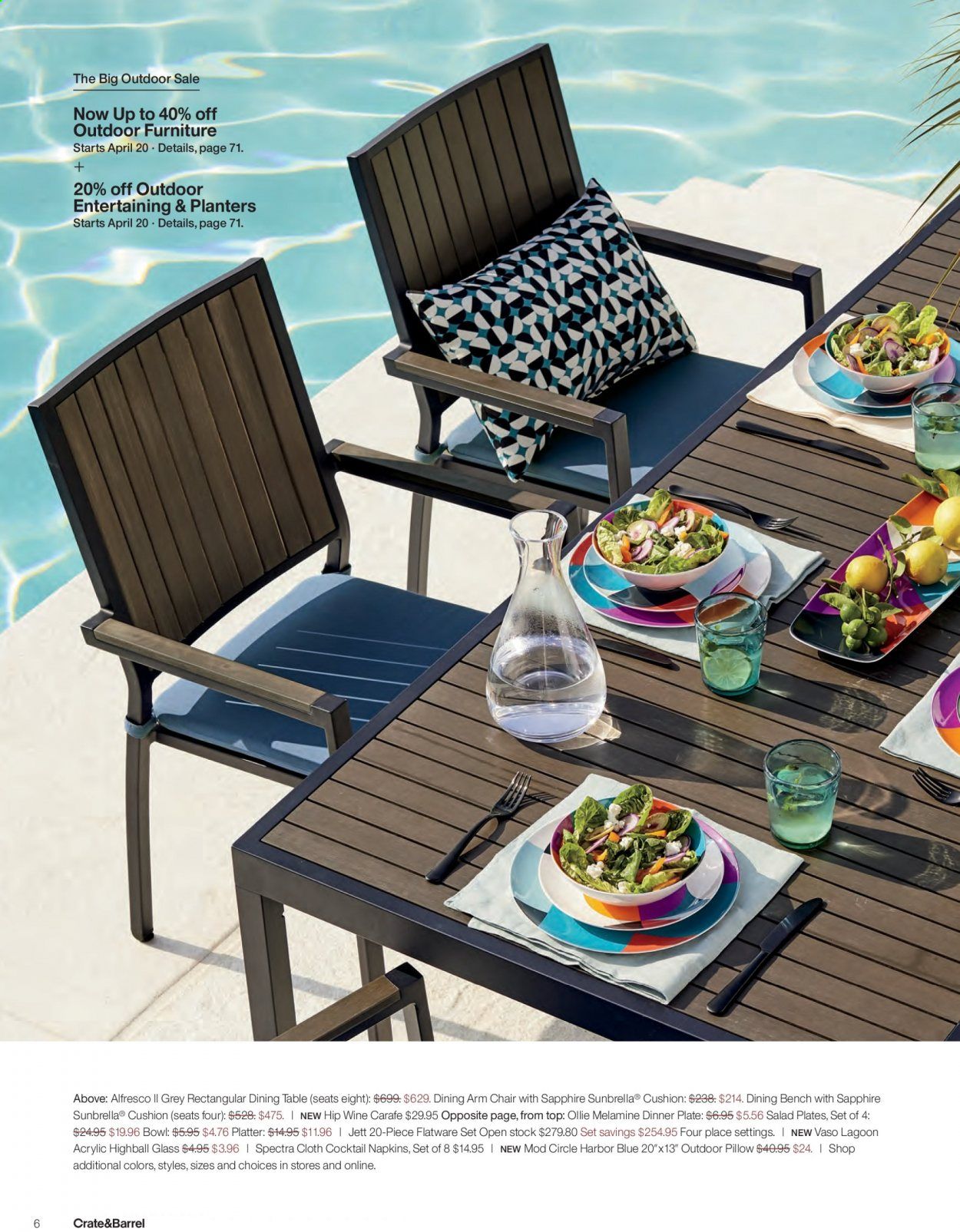 Crate & Barrel Weekly Ad & Flyer April 1 to 30