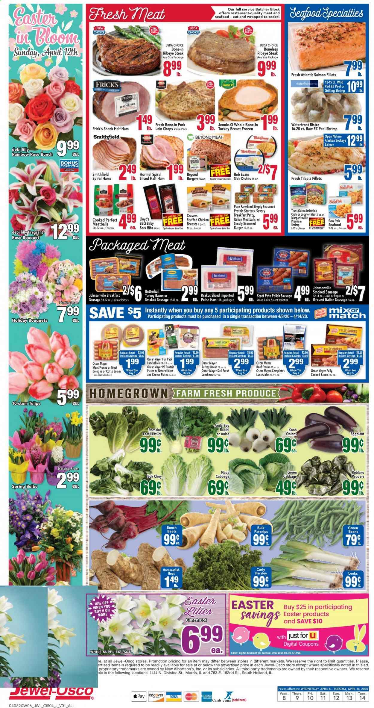 Jewel Osco Weekly Ad & Flyer April 8 to 14