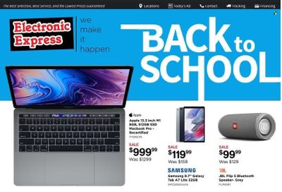 Electronic Express (AL, TN) Weekly Ad Flyer Specials August 7 to August 13, 2022