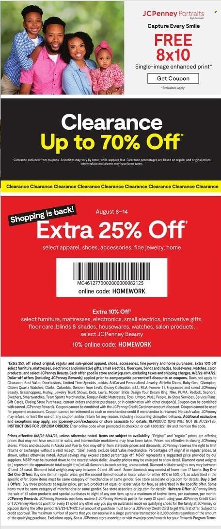 JCPenney Weekly Ad Flyer Specials August 8 to August 14, 2022
