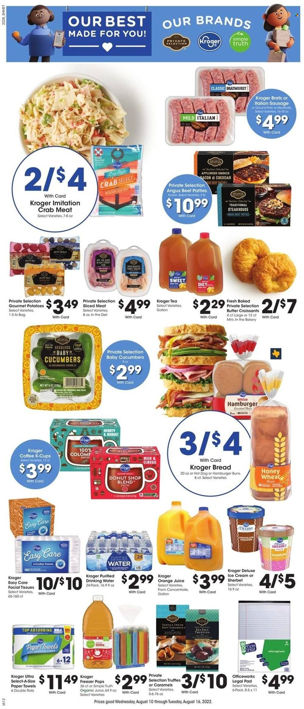 Kroger (GA, IL, LA, MI, OK, SC, TN, TX, VA) Weekly Ad Flyer Specials August 10 to August 16, 2022