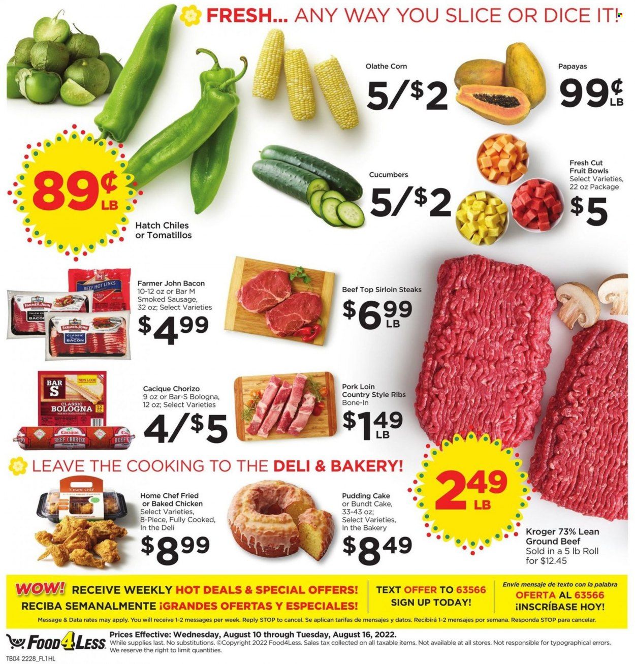 Food 4 Less (CA) Weekly Ad Flyer Specials August 10 to August 16, 2022