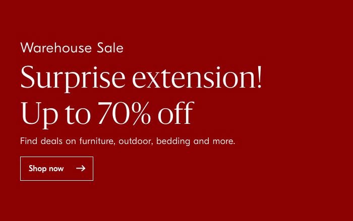 Sale EXTENDED! Don’t miss your chance for up to 70% off at West Elm Sale EXTENDED! Don’t miss your chance for up to 70% off at West Elm