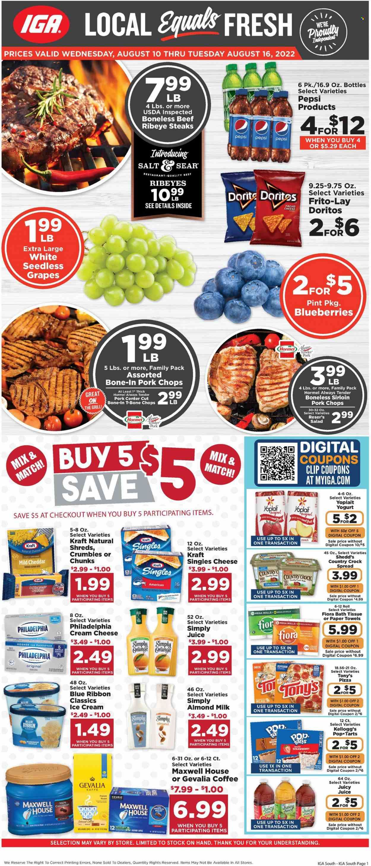 IGA Weekly Ad Flyer Specials August 10 to August 16, 2022