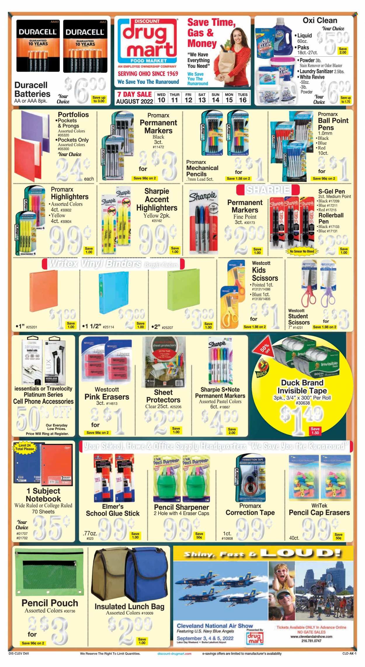 Discount Drug Mart (OH) Weekly Ad Flyer Specials August 10 to August 16, 2022