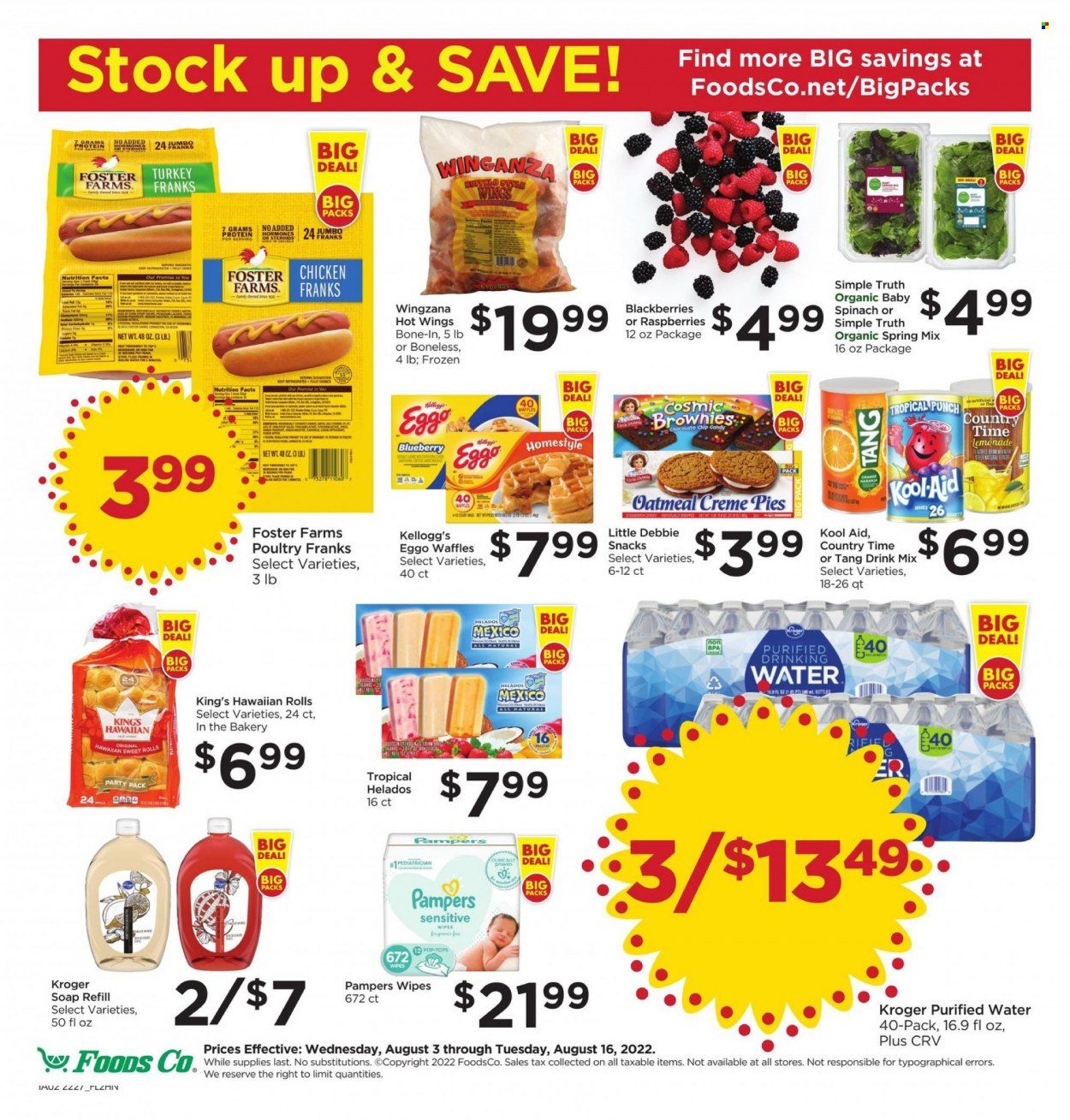 Foods Co Weekly Ad Flyer Specials August 3 to August 9, 2022
