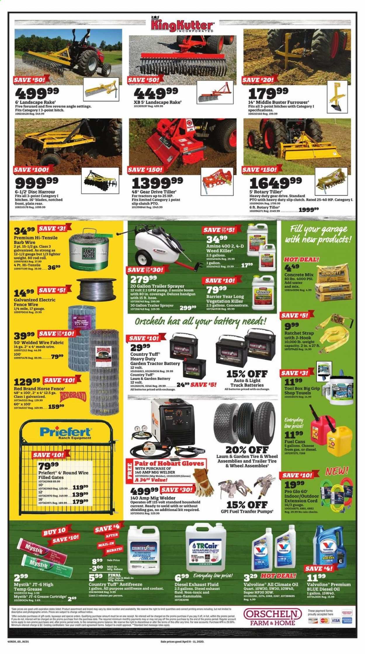 Orscheln Farm and Home Weekly Ad & Flyer April 8 to 11