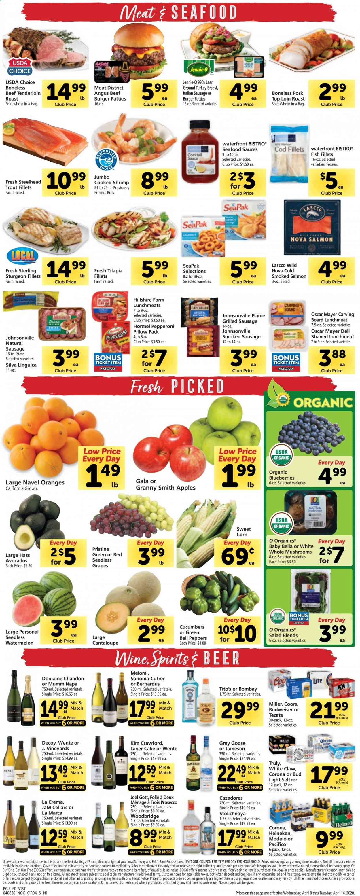 Safeway Weekly Ad & Flyer April 8 to 14