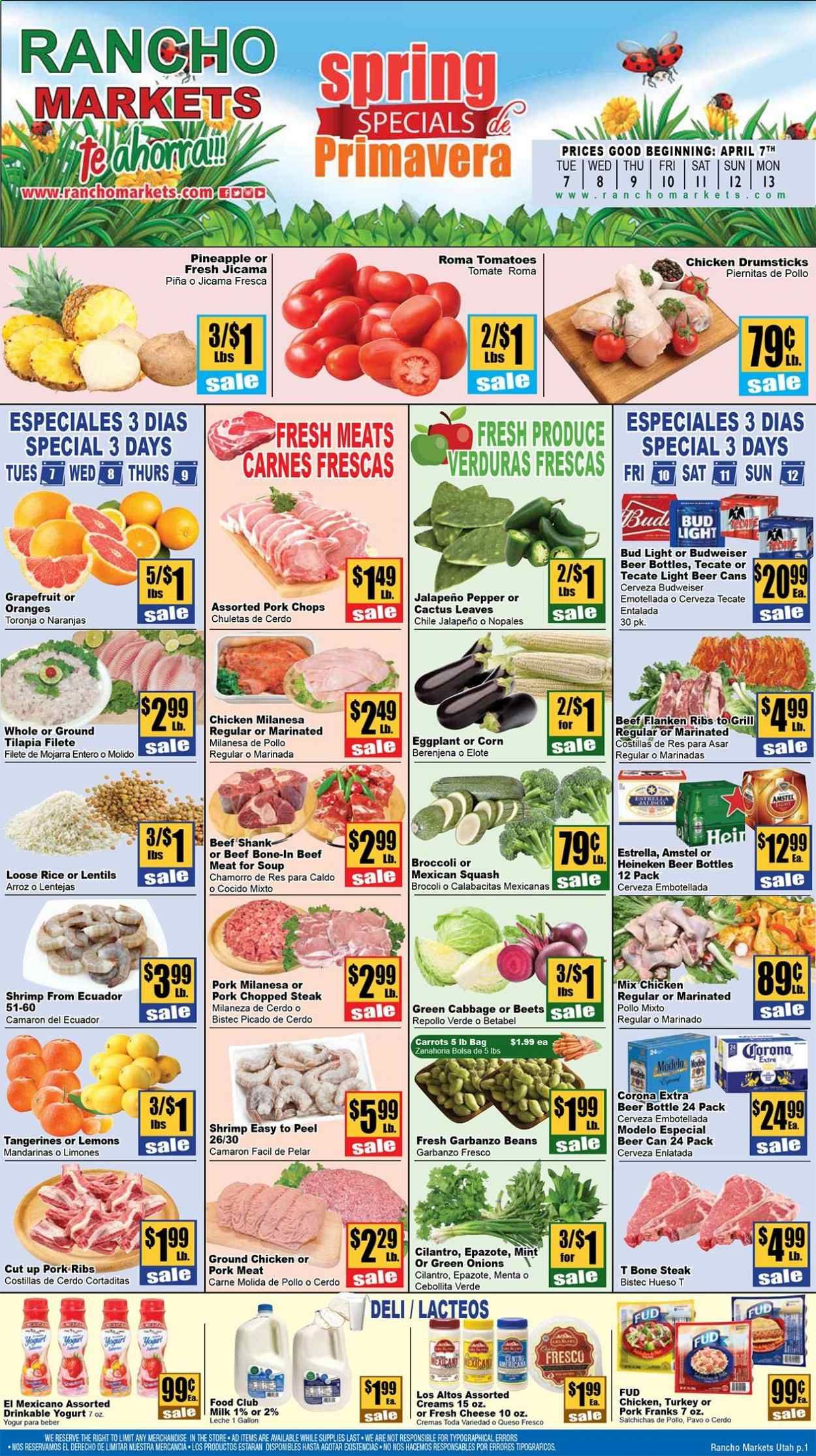 Rancho Markets Weekly Ad & Flyer April 7 to 13