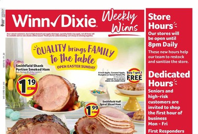 Winn Dixie Weekly Ad & Flyer April 8 to 14