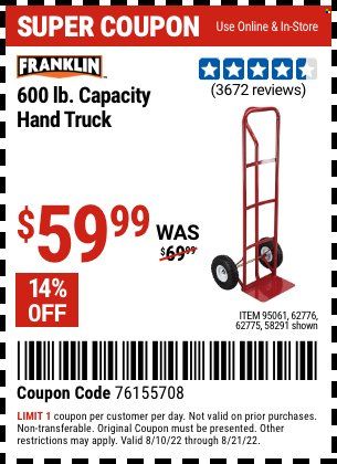Harbor Freight Weekly Ad Flyer Specials August 10 to August 21, 2022