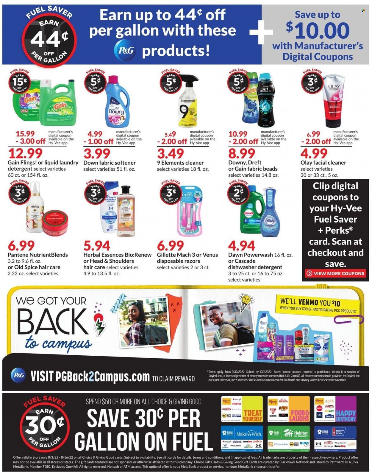 Hy-Vee (IA, IL, MN, MO, SD) Weekly Ad Flyer Specials August 10 to August 16, 2022