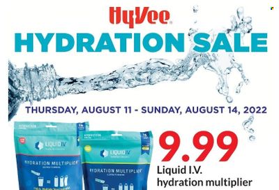 Hy-Vee (IA, IL, MN, MO, SD) Weekly Ad Flyer Specials August 11 to August 14, 2022