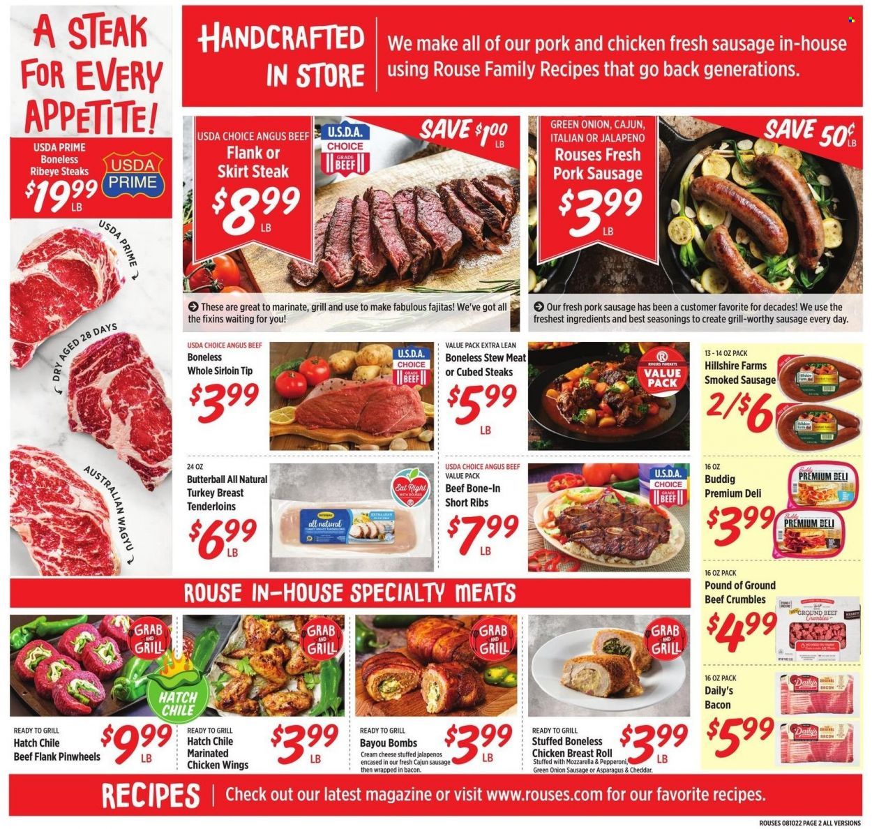 Rouses Markets (AL, LA, MS) Weekly Ad Flyer Specials August 10 to August 17, 2022