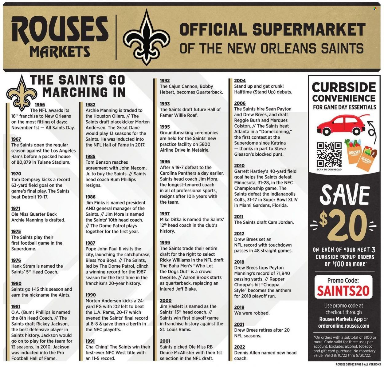 Rouses Markets (AL, LA, MS) Weekly Ad Flyer Specials August 10 to August 17, 2022