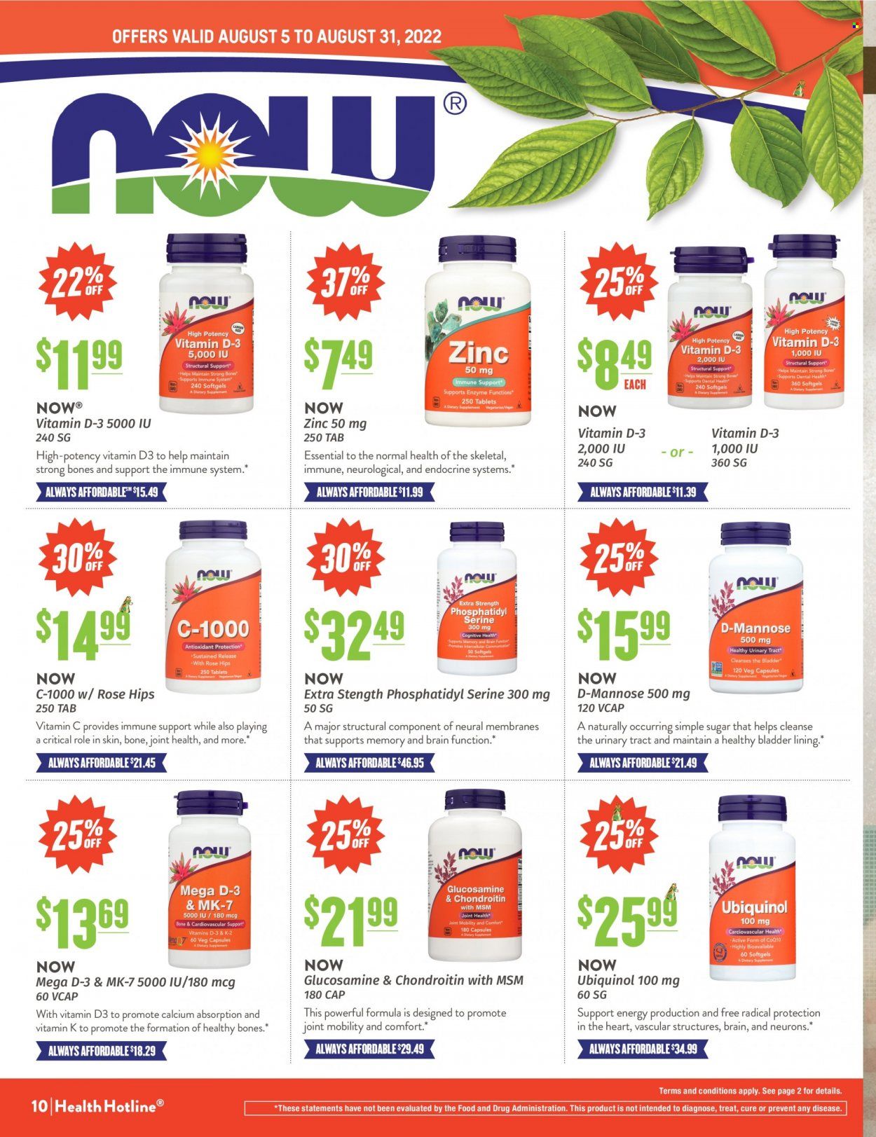 Natural Grocers Weekly Ad Flyer Specials August 5 to August 31, 2022