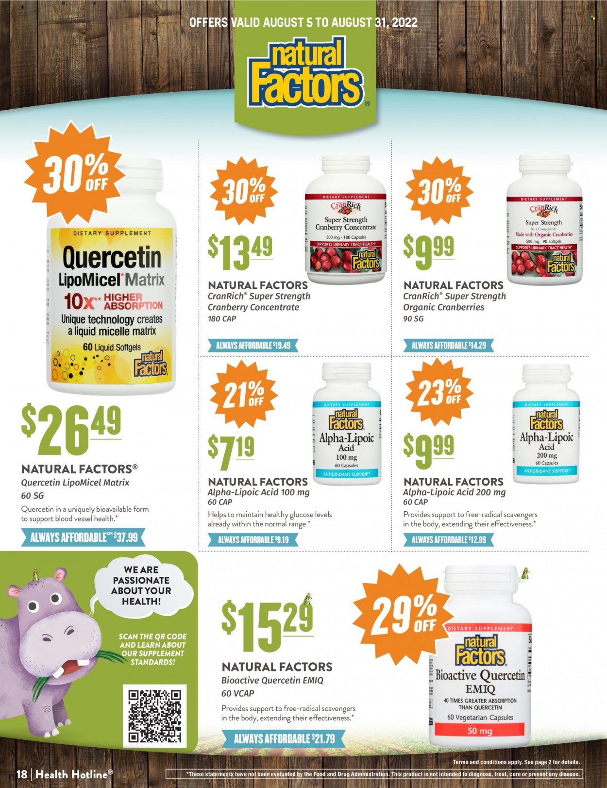 Natural Grocers Weekly Ad Flyer Specials August 5 to August 31, 2022