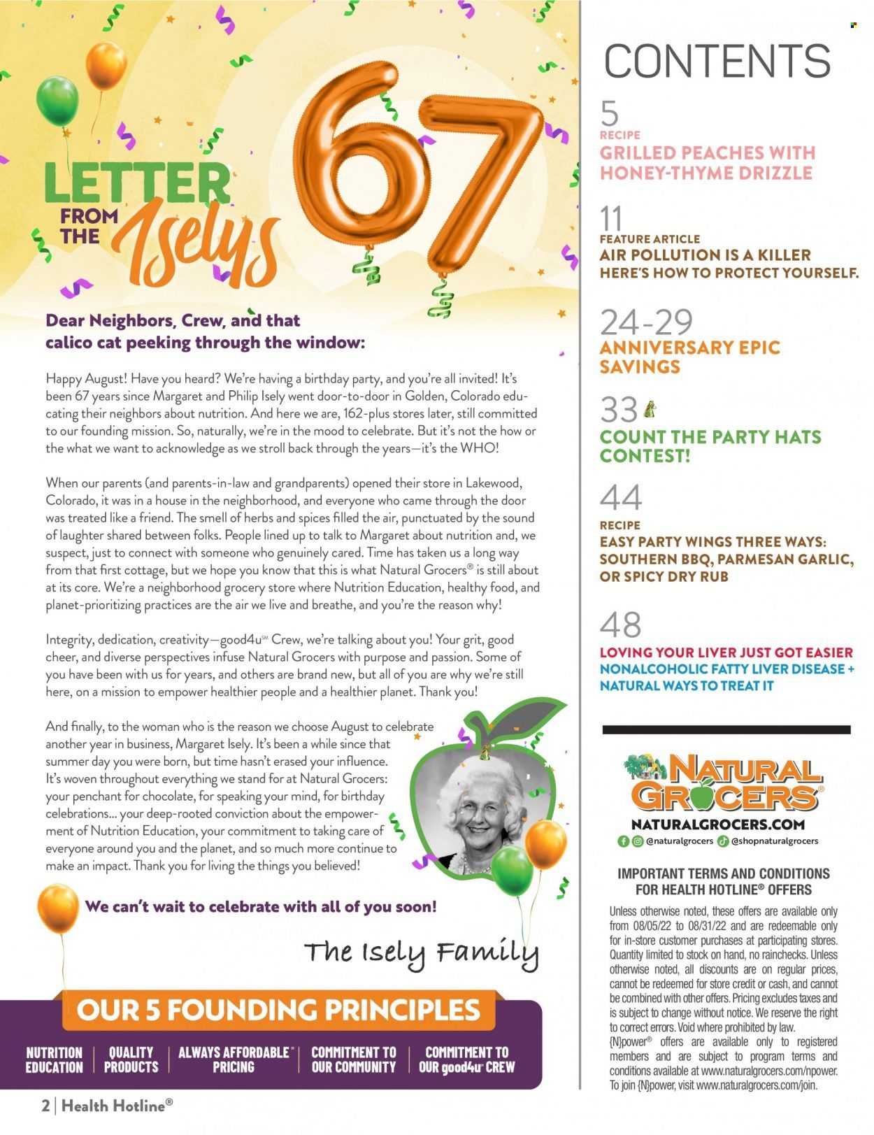 Natural Grocers Weekly Ad Flyer Specials August 5 to August 31, 2022