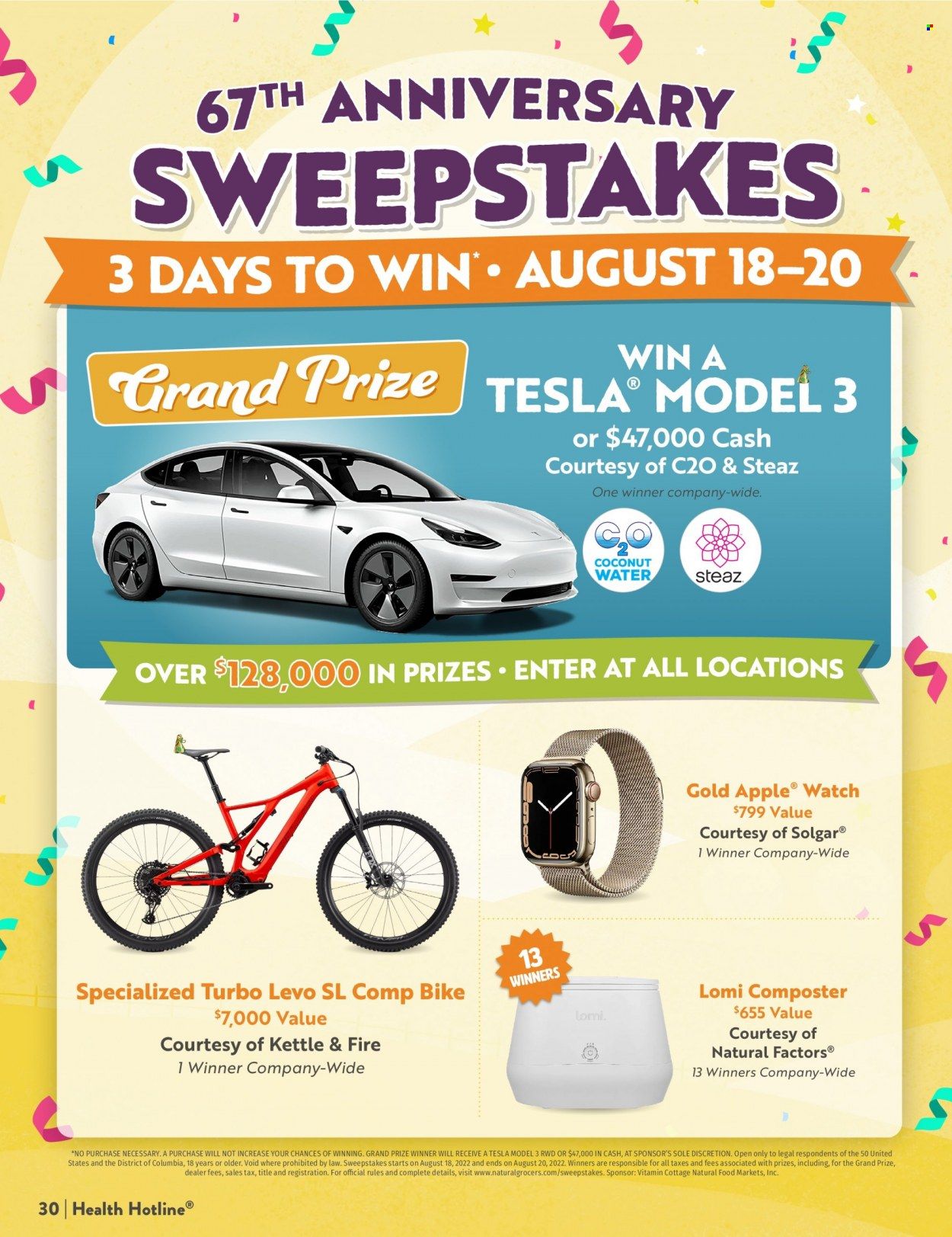 Natural Grocers Weekly Ad Flyer Specials August 5 to August 31, 2022