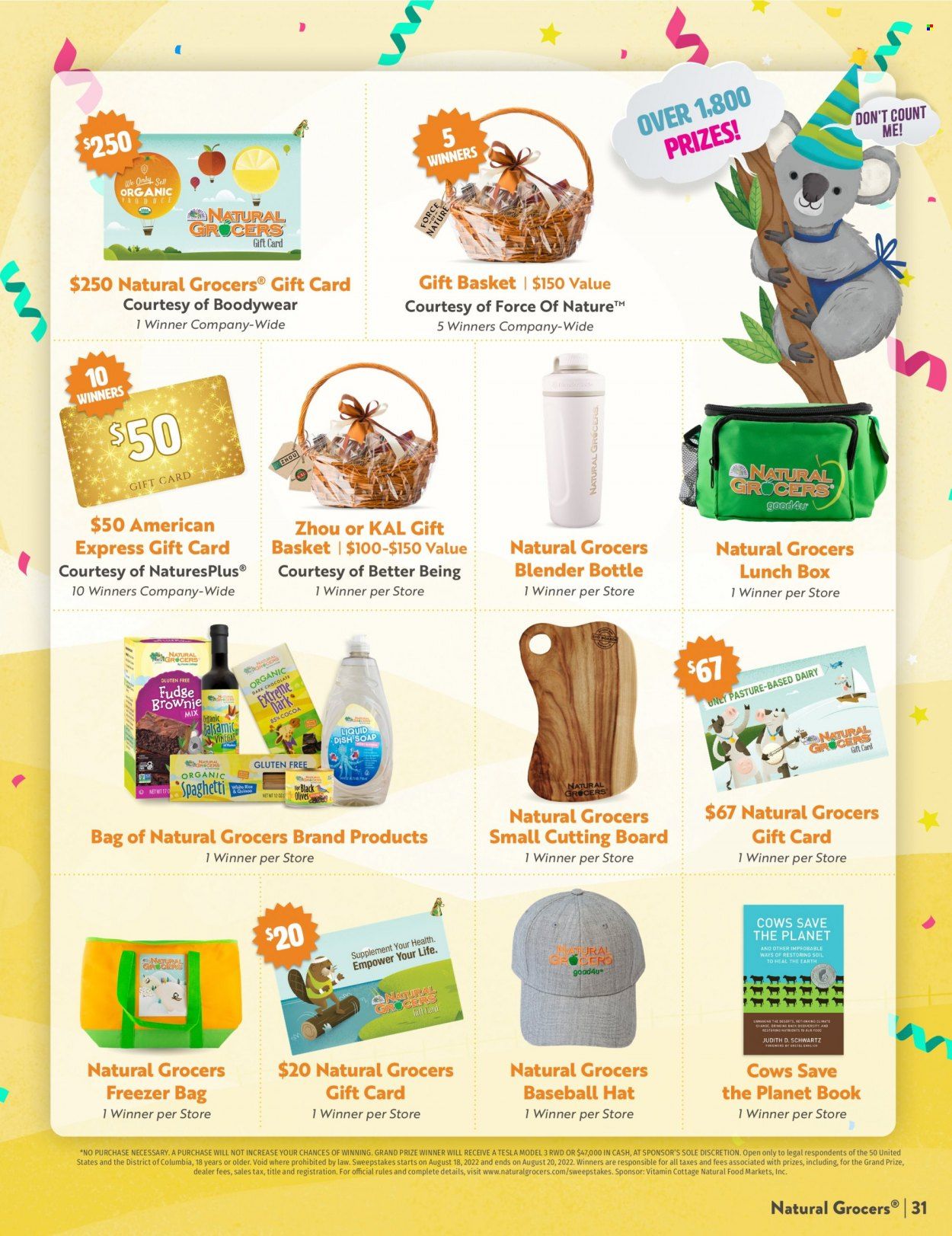 Natural Grocers Weekly Ad Flyer Specials August 5 to August 31, 2022