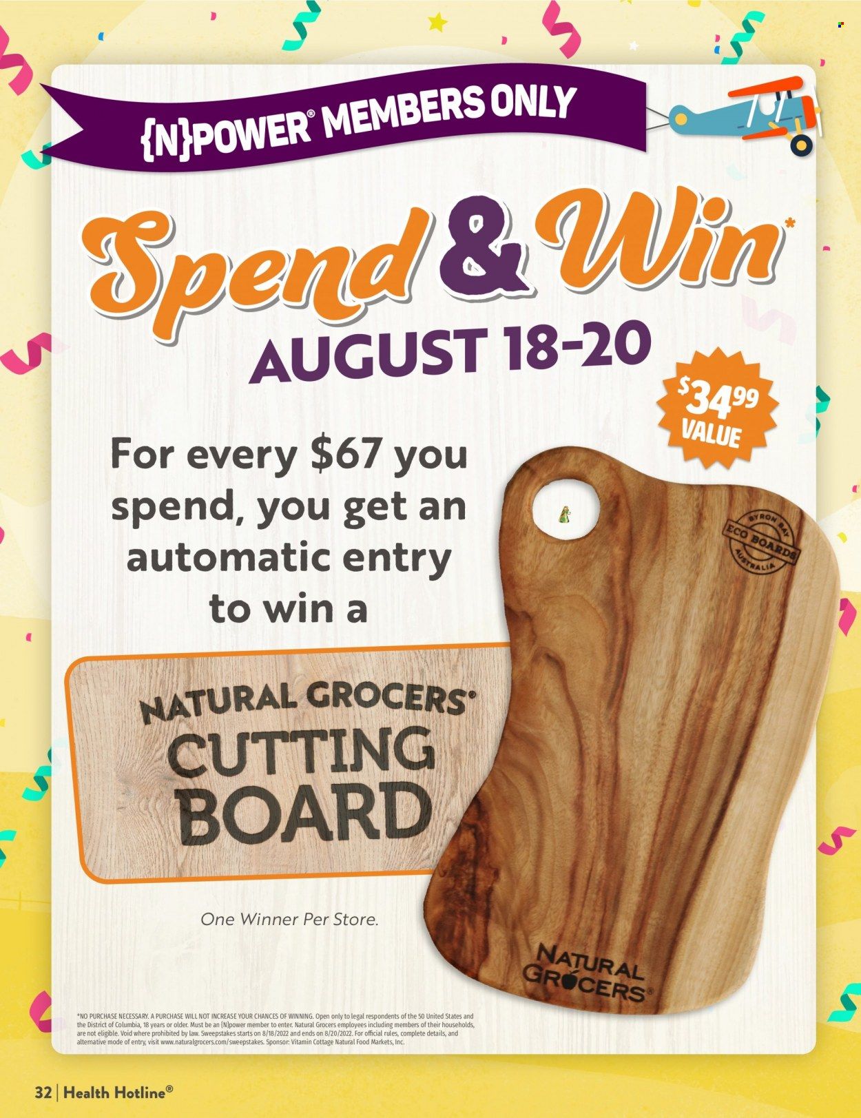 Natural Grocers Weekly Ad Flyer Specials August 5 to August 31, 2022