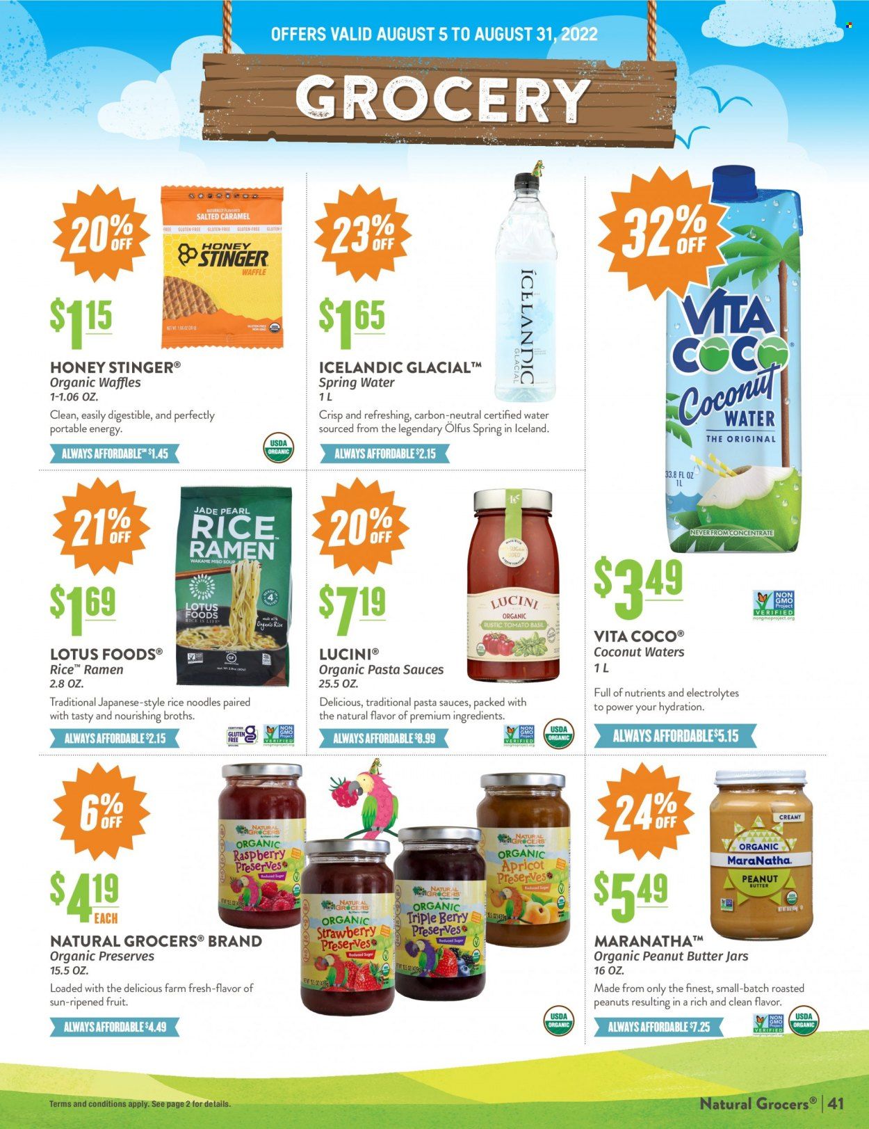 Natural Grocers Weekly Ad Flyer Specials August 5 to August 31, 2022