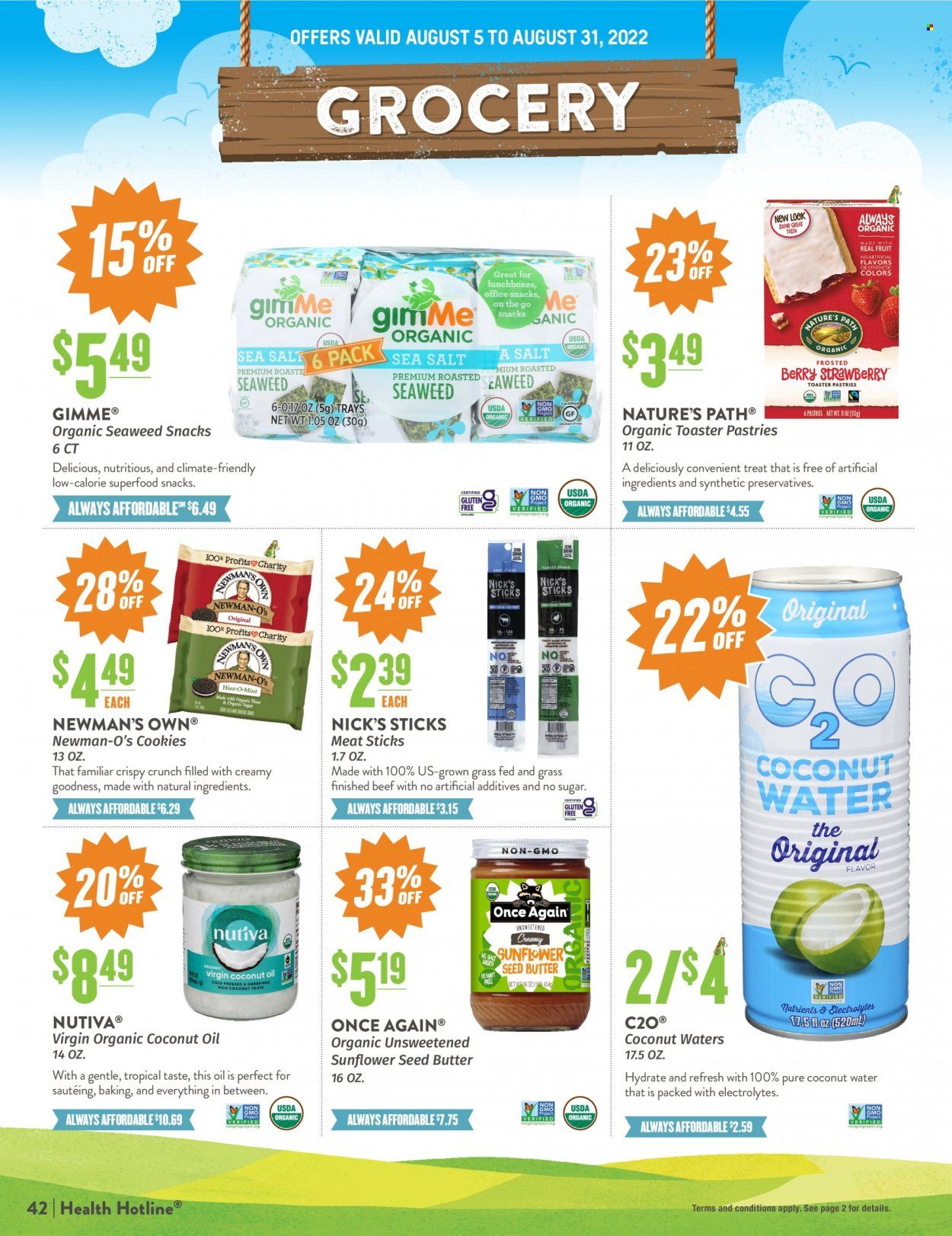 Natural Grocers Weekly Ad Flyer Specials August 5 to August 31, 2022