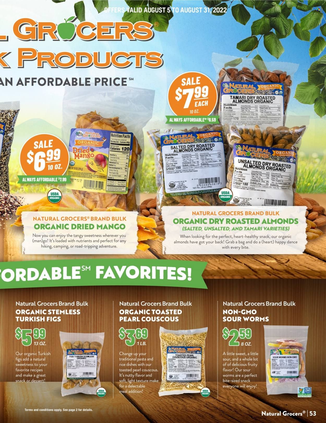 Natural Grocers Weekly Ad Flyer Specials August 5 to August 31, 2022