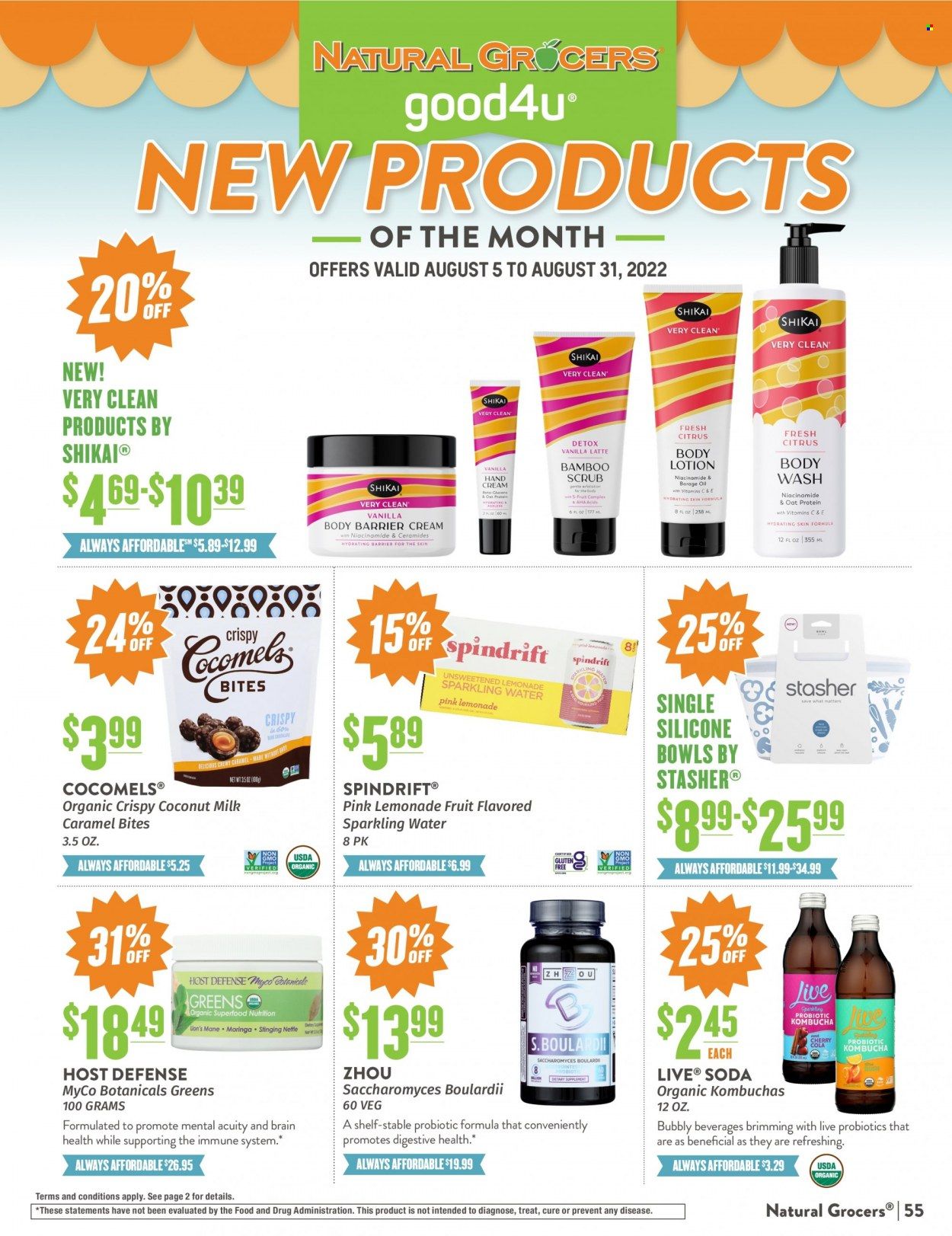 Natural Grocers Weekly Ad Flyer Specials August 5 to August 31, 2022