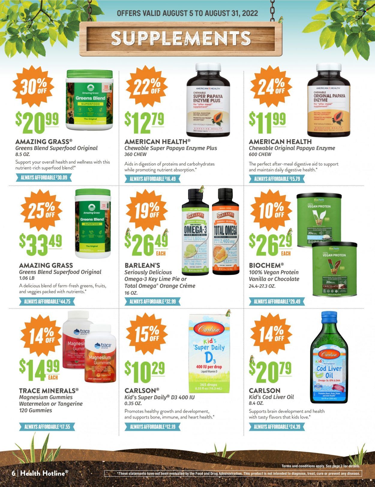 Natural Grocers Weekly Ad Flyer Specials August 5 to August 31, 2022