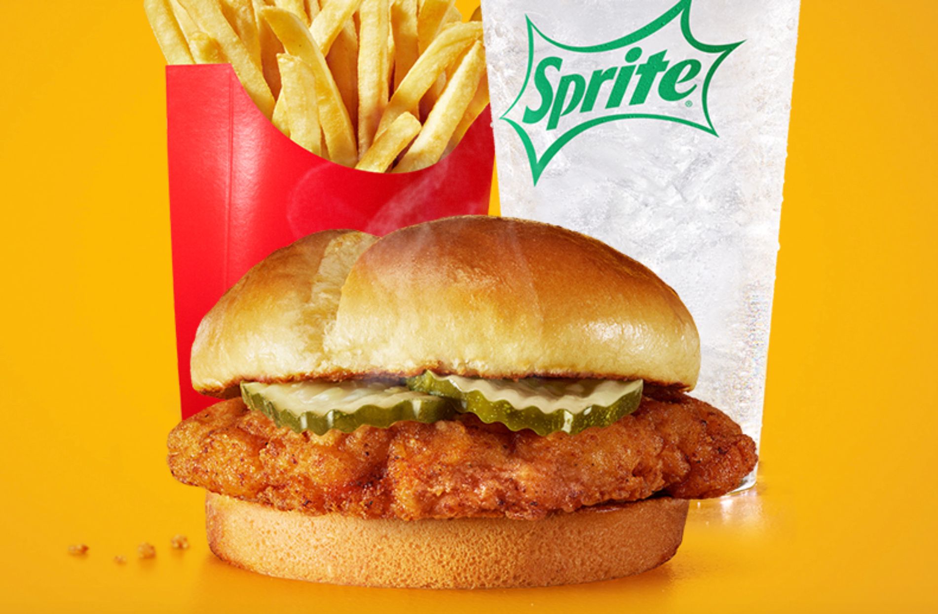 Save with the $5 Crispy Chicken Sandwich Meal Deal In-app at McDonald's Through to September 4 Save with the $5 Crispy Chicken Sandwich Meal Deal In-app at McDonald's Through to September 4