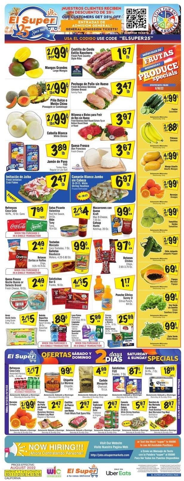 El Super (CA, NM, NV, TX) Weekly Ad Flyer Specials August 10 to August 16, 2022