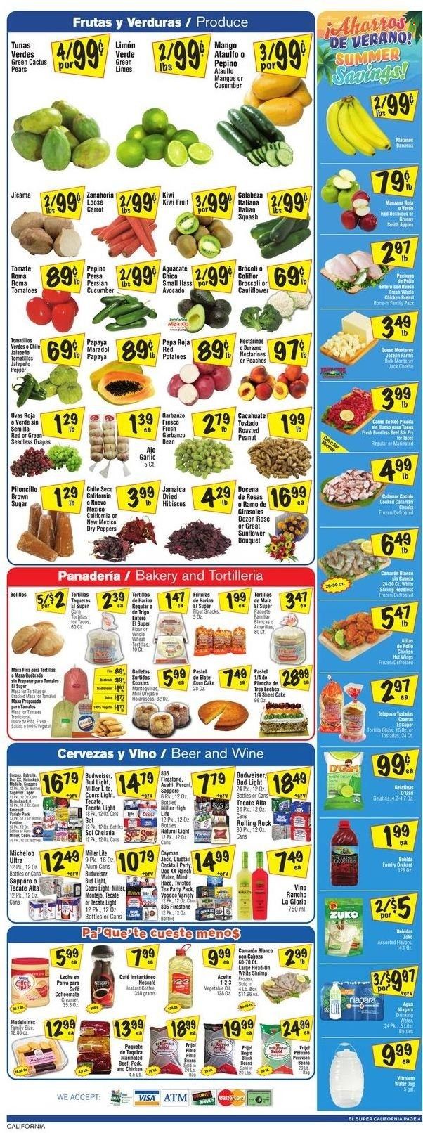 El Super (CA, NM, NV, TX) Weekly Ad Flyer Specials August 10 to August 16, 2022