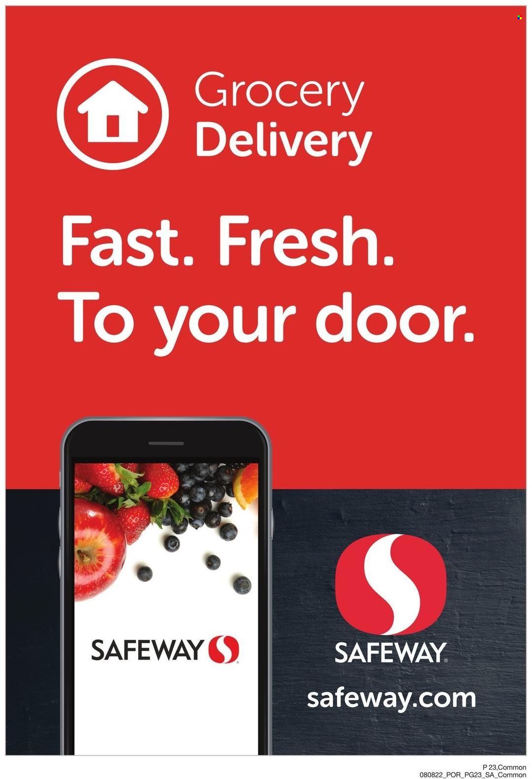 Safeway (OR) Weekly Ad Flyer Specials August 8 to September 11, 2022