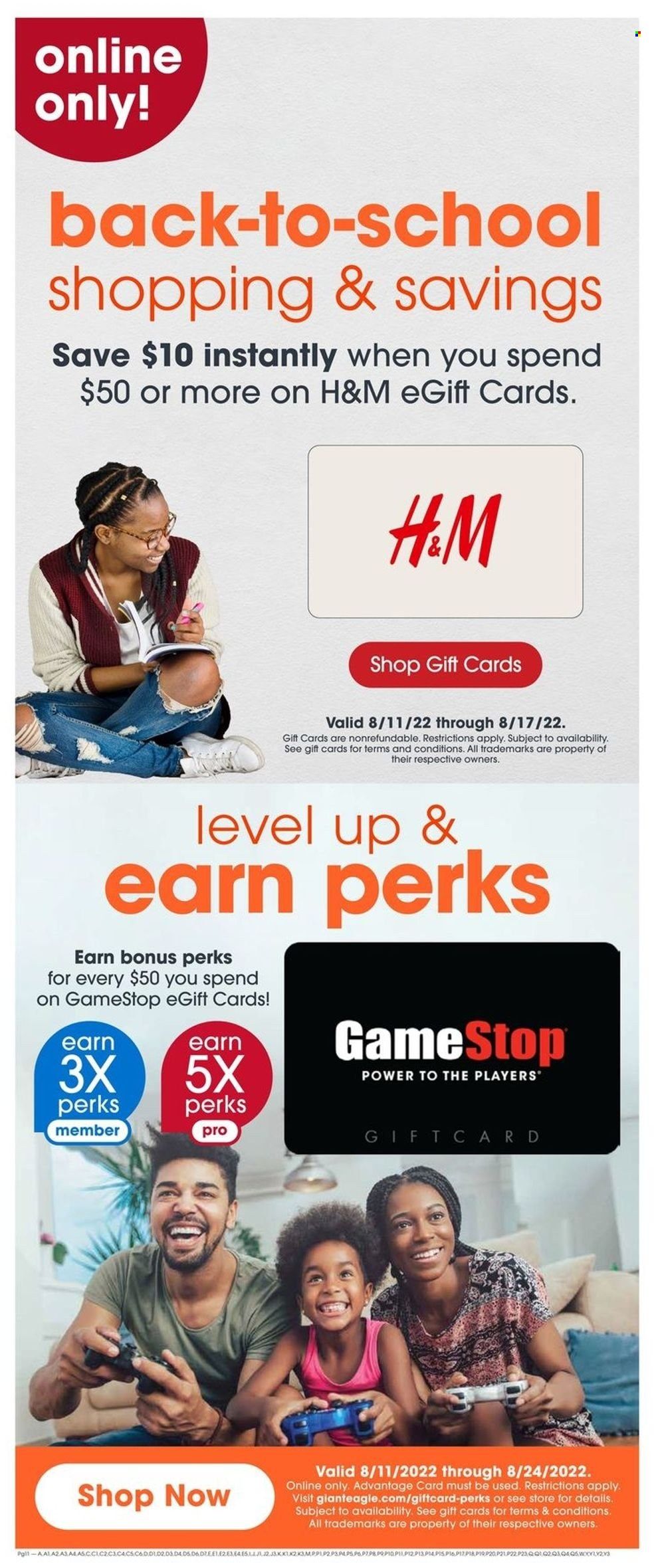 Giant Eagle (OH, PA) Weekly Ad Flyer Specials August 11 to August 17, 2022
