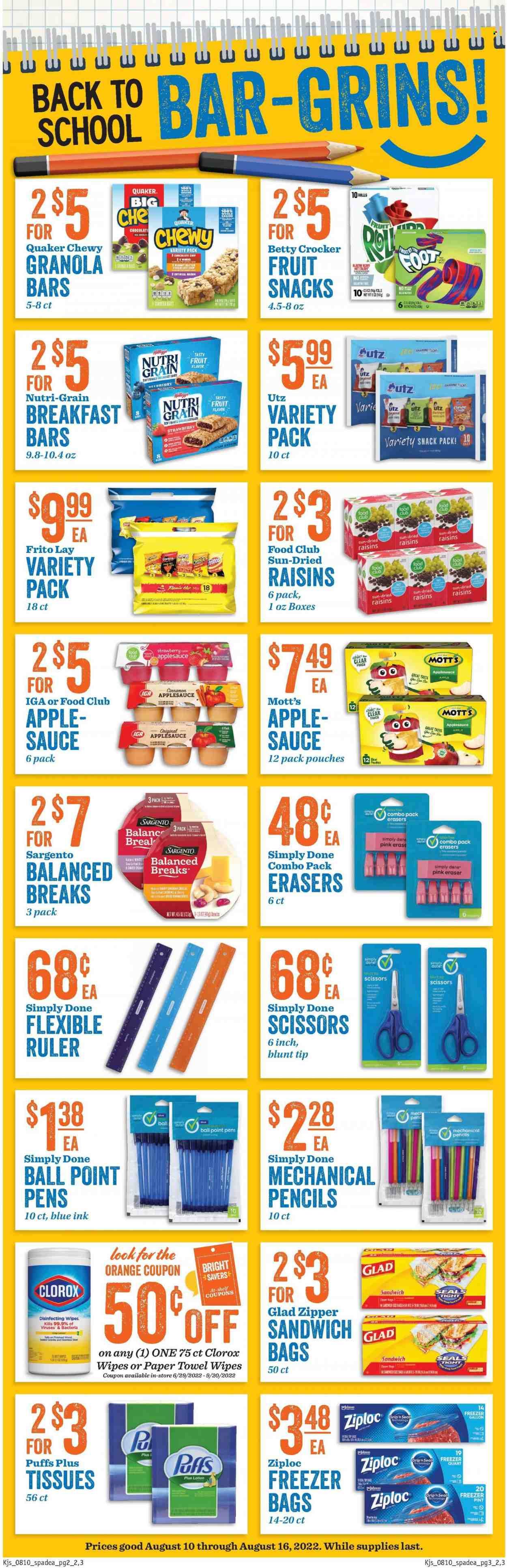 KJ´s Market (GA, SC) Weekly Ad Flyer Specials August 10 to August 16, 2022