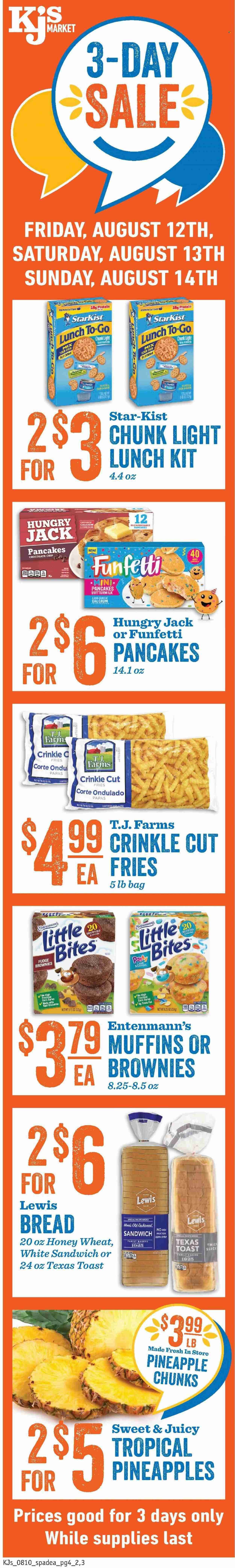 KJ´s Market (GA, SC) Weekly Ad Flyer Specials August 10 to August 16, 2022
