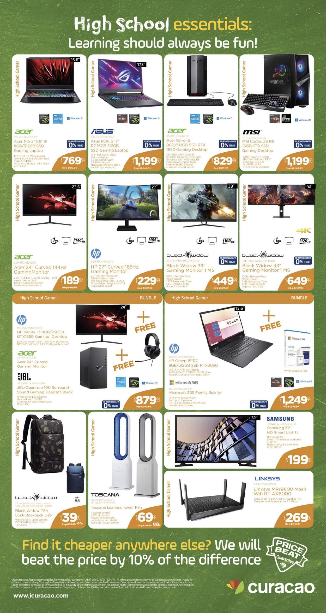 Curacao (AZ, CA, NV) Weekly Ad Flyer Specials July 18 to August 14, 2022