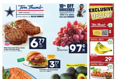 Tom Thumb (TX) Weekly Ad Flyer Specials August 10 to August 16, 2022