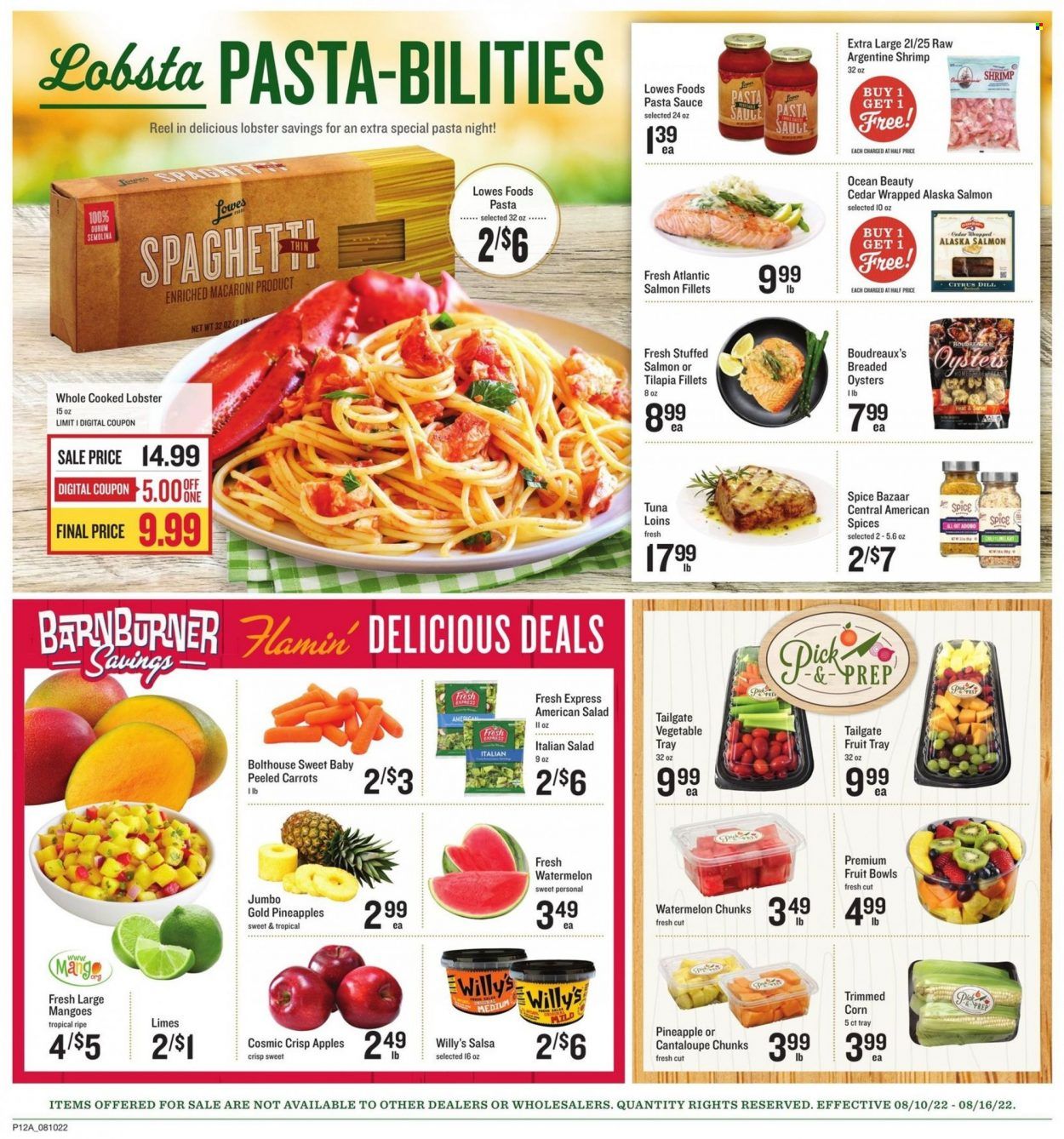Lowes Foods (NC, SC) Weekly Ad Flyer Specials August 10 to August 16, 2022